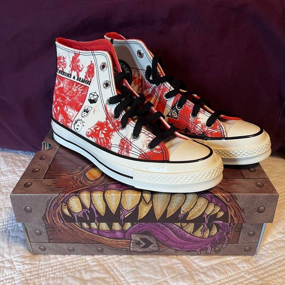 Converse Dungeons and Dragons Mens 6 Womens 8 Unisex